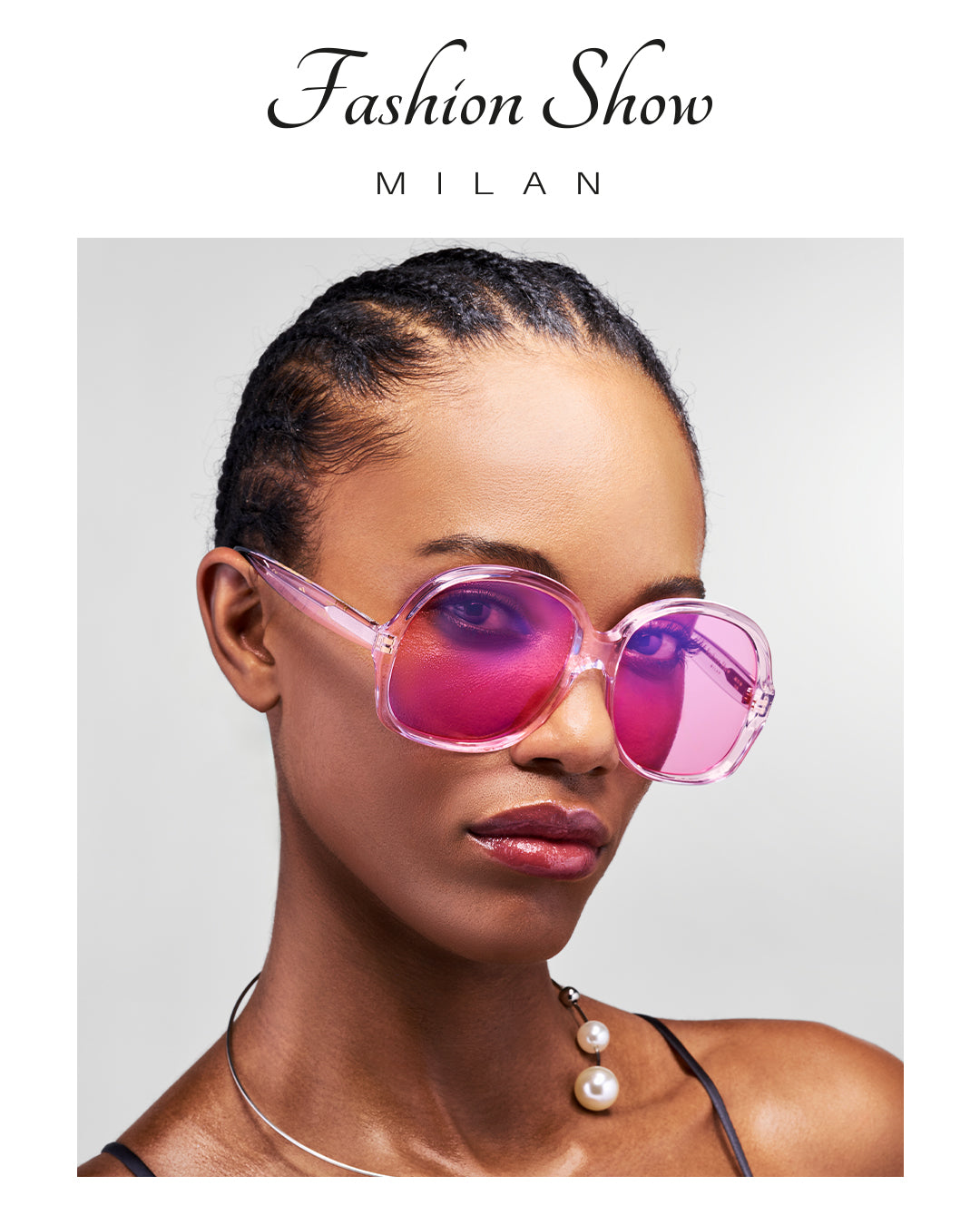 KADOR FASHION SHOW MILAN PINK NAPSZEMÜVEG
